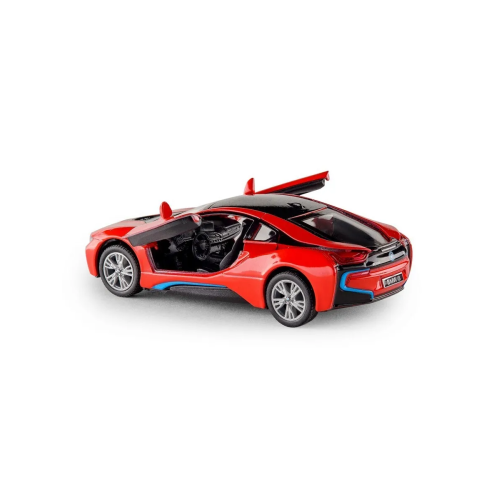 Машинка металева Kinsmart 1:36 BMW i8 інерційна KT5379WA Червоний