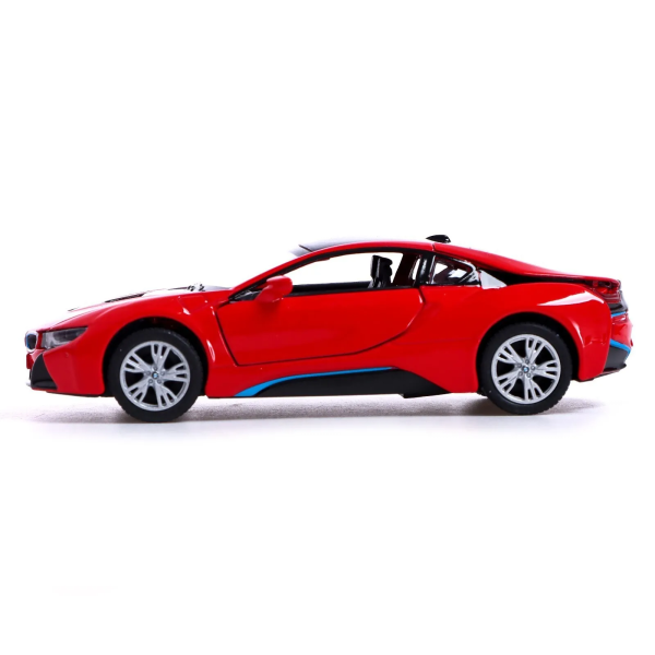 Машинка металева Kinsmart 1:36 BMW i8 інерційна KT5379WA Червоний