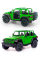 Машинка металлическая Kinsmart 1:34 2018 Jeep Wrangler KT5412WA инерционная, дверь открывается / Зеленый с открытым верхом