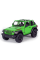 Машинка металлическая Kinsmart 1:34 2018 Jeep Wrangler KT5412WA инерционная, дверь открывается / Зеленый с открытым верхом