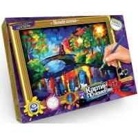 Картина за номерами 32x23 см 'Рандеву' з рамкою, фарби і пензлик KN-01-06