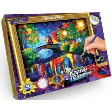 Картина за номерами 32x23 см 'Рандеву' з рамкою, фарби і пензлик KN-01-06