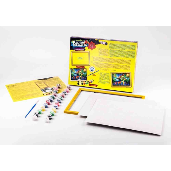 Картина за номерами 32x23 см "Рандеву" з рамкою, фарби і пензлик KN-01-06