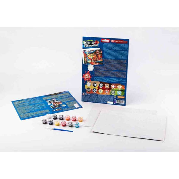 Картина по номерам "Венеция" (297×210 мм, KN-03-09)