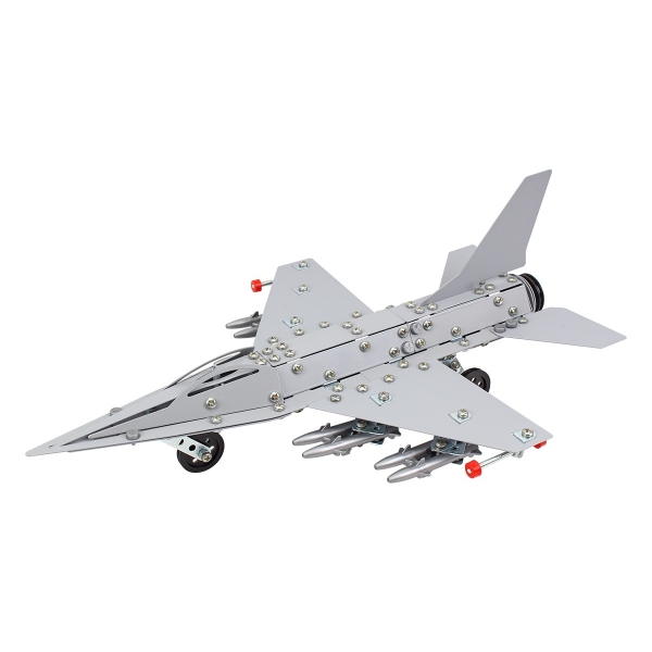 Игрушка Конструктор металлический Самолет F-16, 430 деталей (модель 9598)