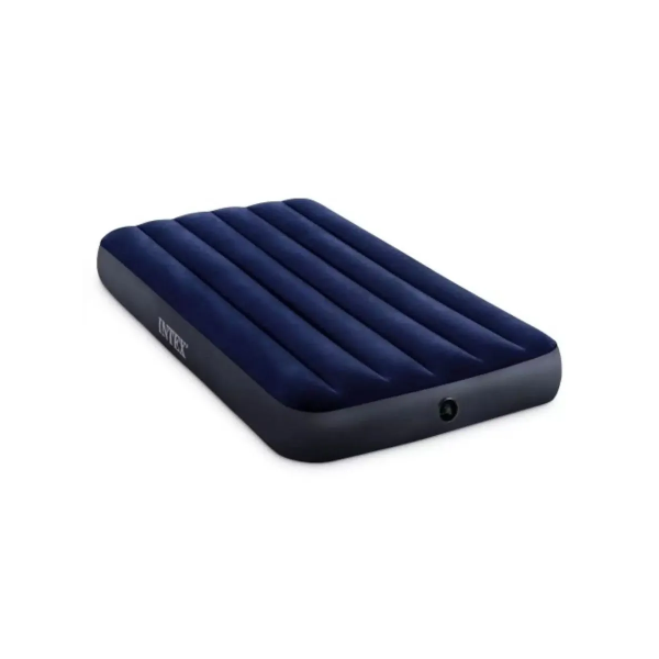Надувной матрас Intex 64757 Classic Downy Airbed 99×191×25 см, одноместный, Fiber-Tech