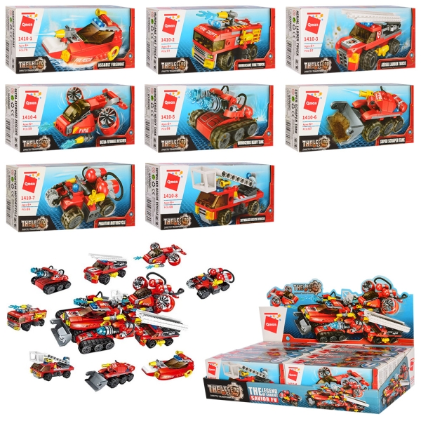 Диячий Конструктор 1410 Пожежна Техніка 8в1