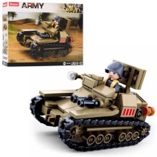 Конструктор Sluban Танк 183 детали M38-B0709