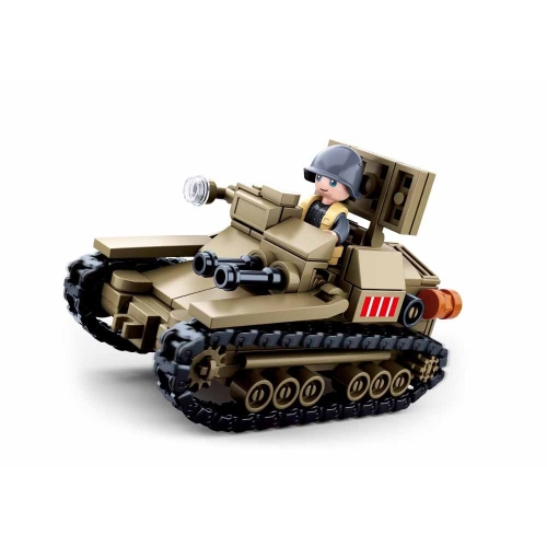Конструктор Sluban Army WWII M38-B0709 Італійська танкетка Carro Veloce 33, 183 деталі