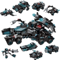 Конструктор Qman 1413 Поліцейська техніка 8 в 1