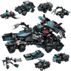 Конструктор Qman 1413 Полицейская техника 8 в 1