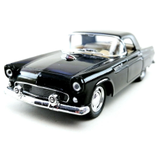 Машинка металлическая Kinsmart 1:36 1955 Ford Thunderbird KT5319W инерционная, дверь открывается / Черный