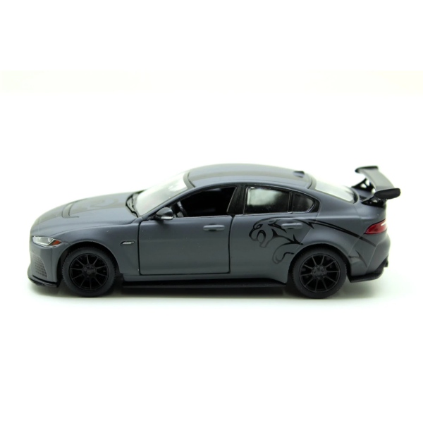 Металлическая машинка Kinsmart 1:38 Jaguar SV Project 8 Livery Edition KT5416WF, инерционная / Серый