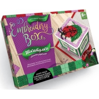Творчий набір: Вишивка та декорування скриньки Embroidery Box EMB-01-06