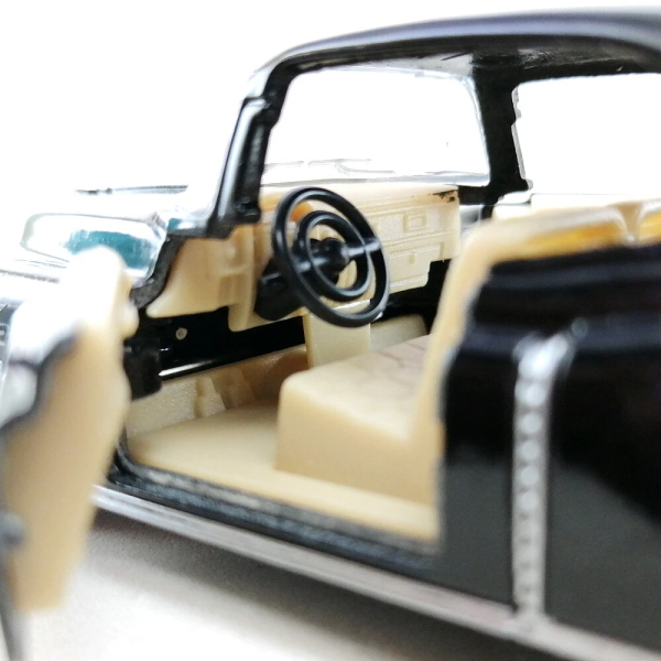Металева машинка Kinsmart 1953 Cadillac Series 62 Coupe 1:43 (KT5339W) колір Чорний