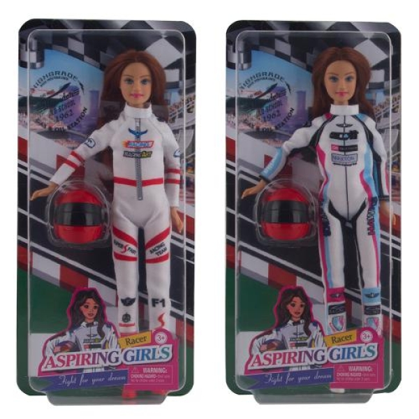 Лялька-модель Defa Lucy Гонщица с аксессуарами, 29 см, 8462-BF