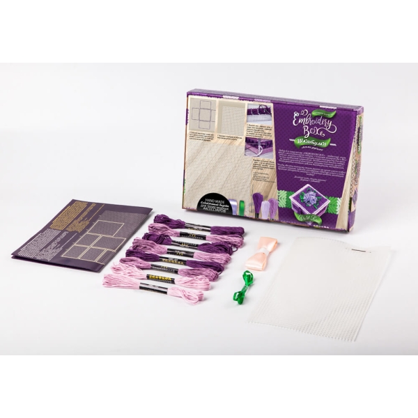 Творческий набор: Вышивка и декорирование шкатулки Embroidery Box EMB-01-03