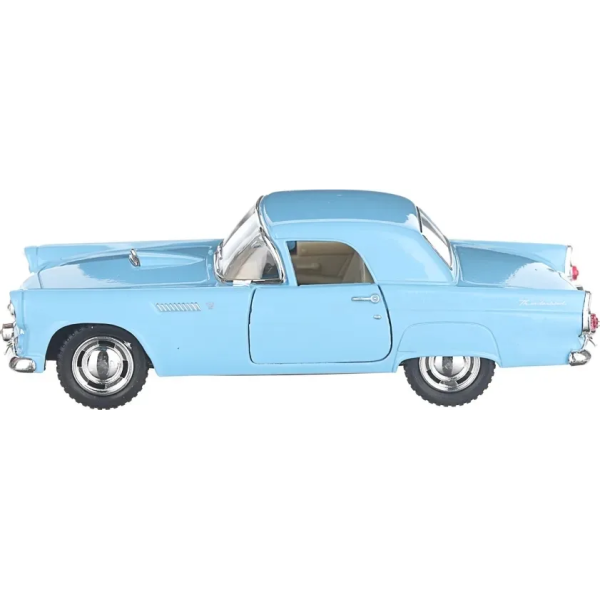 Машинка металлическая Kinsmart 1:36 1955 Ford Thunderbird KT5319W инерционная, дверь открывается / Голубой