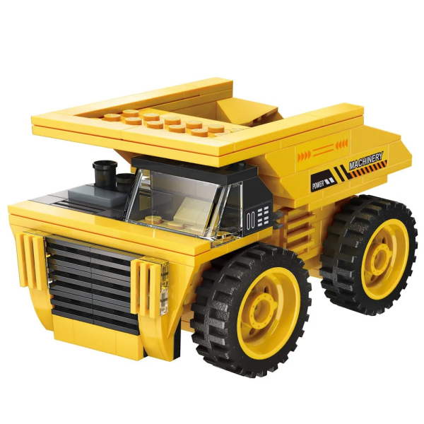 Конструктор Qman "Безграничные Идеи 3в1: Трактор, Экскаватор, Самосвал" - 203 детали (модель 42110)