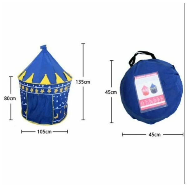 Детская игровая палатка MR 0031 Юрта, цвет синий