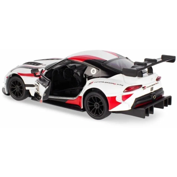 Металлическая модель машинки Kinsmart Toyota GR Supra Racing Concept KT5421WF белая