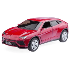 Металлическая машинка Kinsmart 1:38 Lamborghini Urus KT5368W с инерционным движением, открывающиеся двери / Бордо