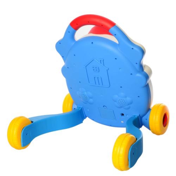 Ходунки детские развивающие, игровой центр 2в1 (34210) для малышей, сортер, музыка, свет