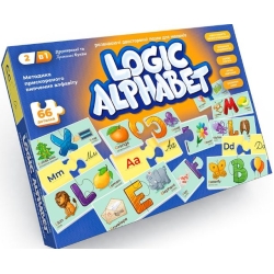 Логічна Абетка пазли Англійський алфавіт (G-LoA-01-04U)