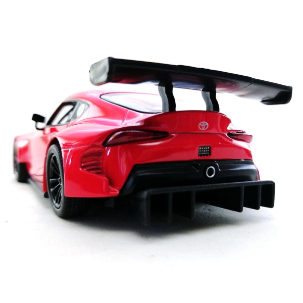 Машинка металлическая Kinsmart 1:36 Toyota GR Supra Racing Concept KT5421W инерционная, двери открываются / Красный