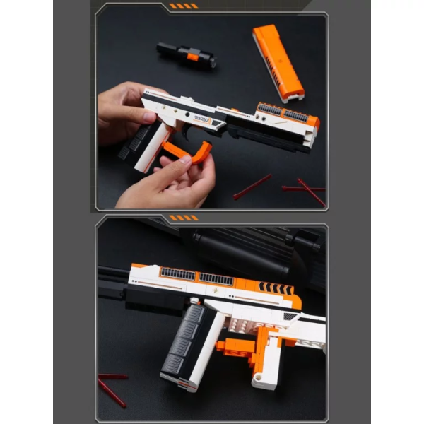 Конструктор Qman: 3 модели в 1 – Пистолет, Автомат, Винтовка, 273 деталей 42109