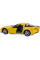 Металлическая машинка Kinsmart 1:36 Chevrolet Corvette Z06 инерционная, открывающиеся двери KT5320W / Желтая