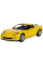 Металлическая машинка Kinsmart 1:36 Chevrolet Corvette Z06 инерционная, открывающиеся двери KT5320W / Желтая