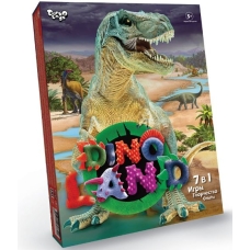 Набір ігор та дослідів Danko Toys 7 в 1 "Dino Land 7в1" ігри, творчість, досліди DL-01-01U