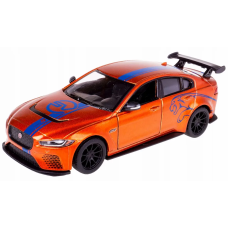 Металева машинка Kinsmart 1:38 Jaguar SV Project 8 Livery Edition KT5416WF, інерційна / Помаранчевий