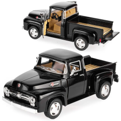 Машинка металева Kinsmart 1:38 Ford F-100 Pickup 1956 інерційна, KT5385W колір Чорний