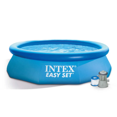 Надувний басейн Intex Easy Set 28118NP 305×61 см, 3077 л, з фільтр-насосом 1250 л/год