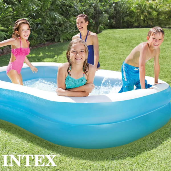 Надувний басейн Intex Swim Center Family Pool 203×152×48 см (57180), 540 л