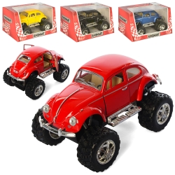 Модель машини KINSMART "Volkswagen Classical Beetle 1967 (off Road)" KT5057WB інерція 1:32