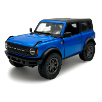 Машинка металева Kinsmart 1:34 2022 Ford Bronco (Hard Top) KT5438WB інерційна, двері відчиняються / колір Синій