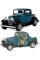 Машинка металева Kinsmart 1:34 1932 Ford 3-Window Coupe KT5332W / Зелений