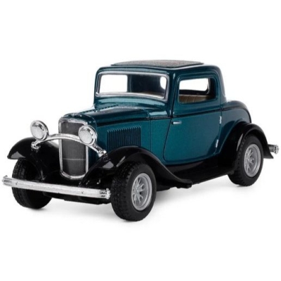 Машинка KT 5332 W метал 1932 Ford 3-Window Coupe Колір зелений