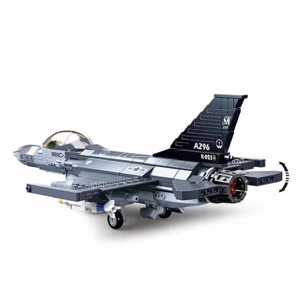 Конструктор Sluban Винищувач F-16C "Сокіл" 521 деталь M38-B0891
