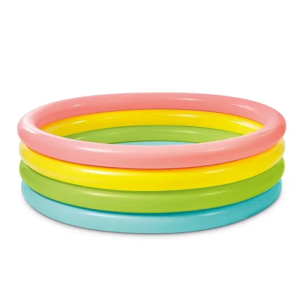 Intex Басейн 56441 NP "Веселка" (6) 4 кільця, розміром 168-45см, обсяг: 780л при наповненні 80, від 3 років
