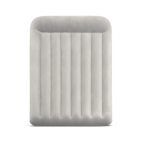 Intex Велюр матрац 64118 ND (2) 152х203х30см, вбудований електронасос, двоспальний