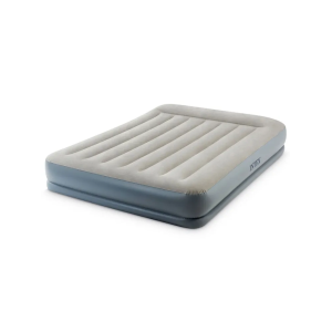 Intex Велюр матрац 64118 ND (2) 152х203х30см, вбудований електронасос, двоспальний