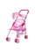 Коляска для ляльки, прогулянкова Pink flowers M0352U/R