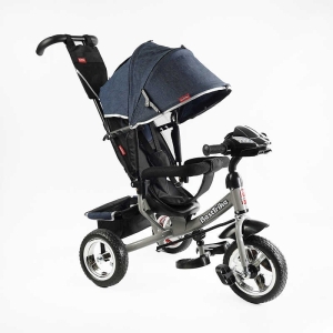 Велосипед 3-х колісний 6588/60-714 Best Trike КОЛЕСО ПІНА, d=25см переднє, d=20см задні, фара музична, USB, Bluetooth, в коробці