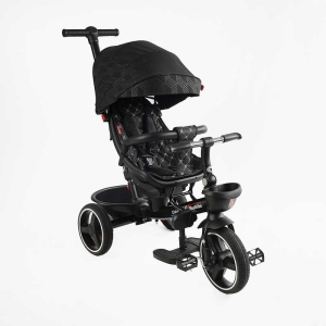 Велосипед 6390 – 26-302 BestTrike "Oscar" ПОВОРОТНЕ СИДІННЯ, КЕРМО СКЛАДАЄТЬСЯ, КОЛЕСА З ПРОГУМОВАНИМ PU, КОШИК, ТЕЛЕСКОПІЧНА РУЧКА