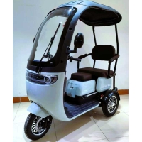 Электрический трицикл Corso Handy HD-74410, 800W, 72V/20Ah, 35 км/ч, 3-х местный, с крышей