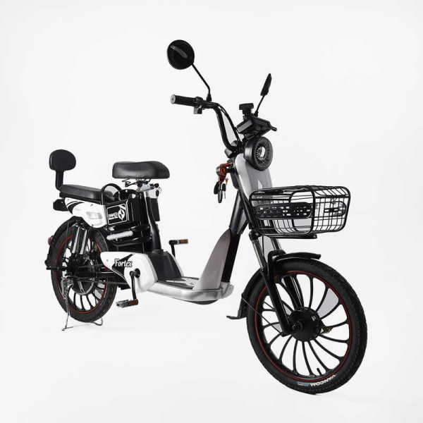 Електровелосипед Corso «Fortex» 20" дюймів FR-9523-4 (1) рама сталева, двигун 500W, акумулятор 48V20AH, корзина, у коробці